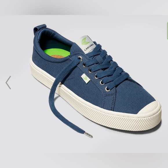Cariuma OCA Low Shadow‎ Blue Canvas Sneaker